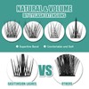 DIY Eyelash Extension, 3D Effect Glue Bonded Band Individual Lash