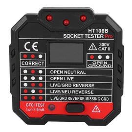 HT106B Multifunction Electric Socket Tester Mains Fault Checker Tool