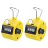 PATIKIL Click Counter 2 Pack Handheld Tool Line List Mechanical