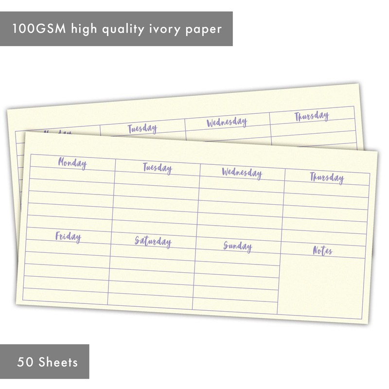 BLOSSOM WEEKLY DESK PLANNER 8658-BLO