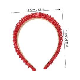 Healvian Elegant Crystal Hair Band Fashion Headband for Women Hair Accessories for Girls for Occasion