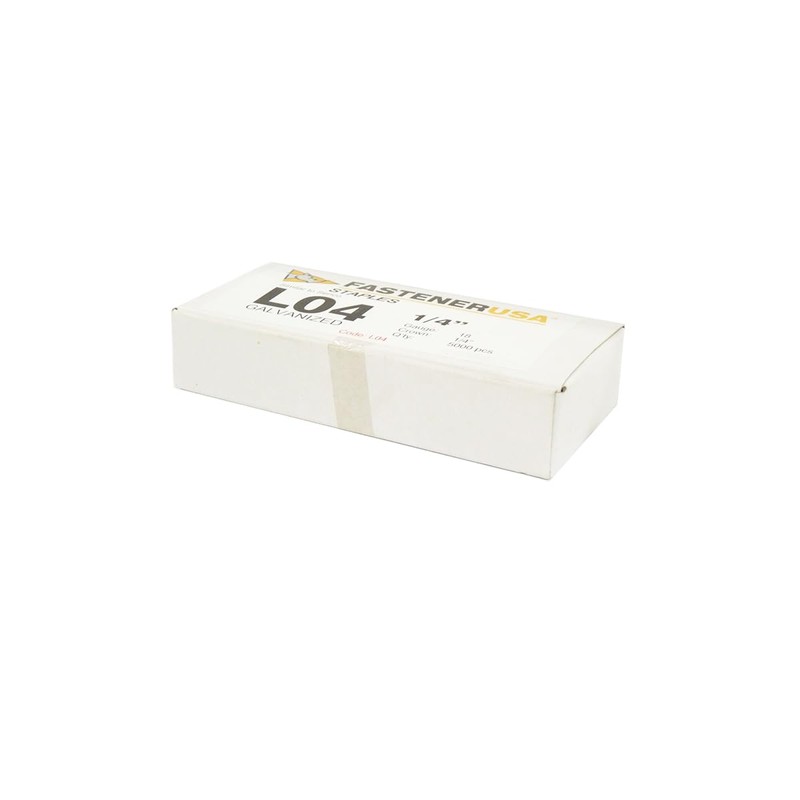 1/4" Leg x 1/4" Crown 18GA GALV L04 Staples 5,000ct