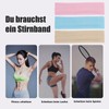 7 Stück sport stirnband damen, Elastische Haarbänder Stirnbänder für Frauen