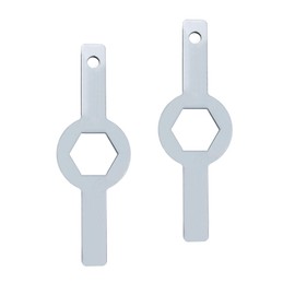 TB123A Washer Spanner Wrench For GE Washing machine WX5X1325, WX05X1325 (1-11/16" GE Washer Only) HD Tub Nut Spanner Wrench/Tool (Set of 2)