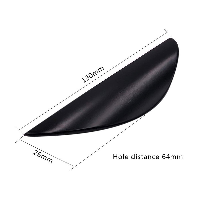 Liujiami Pack of 4 Half Moon Shape Cupboard Drawer Wardrobe