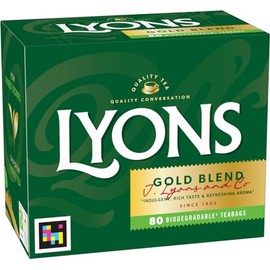 Lyons Gold 80 Tea Bags - Fast