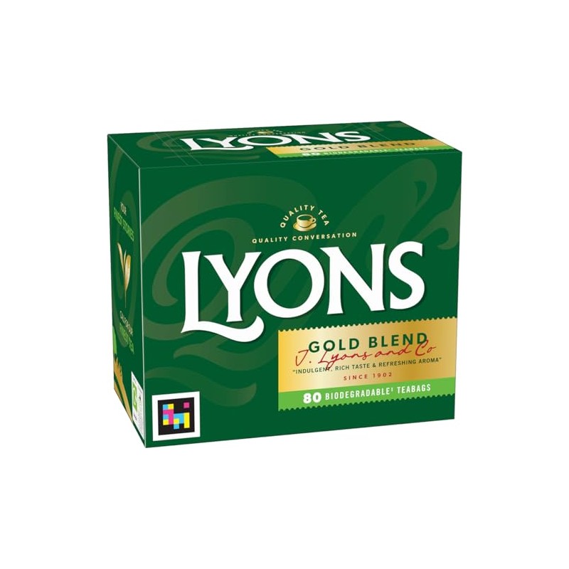 Lyons Gold 80 Tea Bags - Fast
