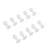 10pcs Hearing Amplifier Dome Silicone Ear Tip Earplug Replacement Accessory