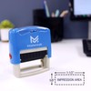Custom Stamp - Self-Inking Stamp (3 Line Stamp)