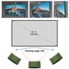 Projector Screen Material Ambient Light Rejecting Fabric 69x118 inch for