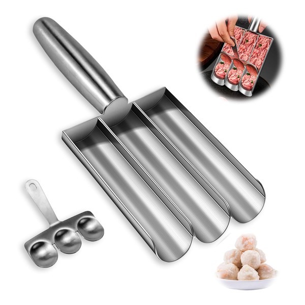 SEILETOO Stainless Steel Meatball Maker, Meatball Scoop Maker, 2024 Creative