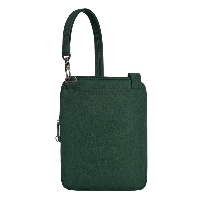 Travelon Unisex Metro Anti-Theft Small Crossbody Bag Forest Heather, Forest