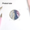 FuninCrea Magnetic Fridge Stickers, Pack of 12 Glass Colourful Marble