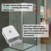 Glass Shower Door Hinges Replacement Fits 1/4 Inch Glass Shower