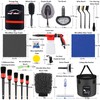 AUTODECO 35Pcs Car Wash Detailing Kit Cleaning Kits with Foam