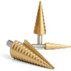 FIXTOOLS 3PCS HSS Step Bits, High Speed Steel Step Drill