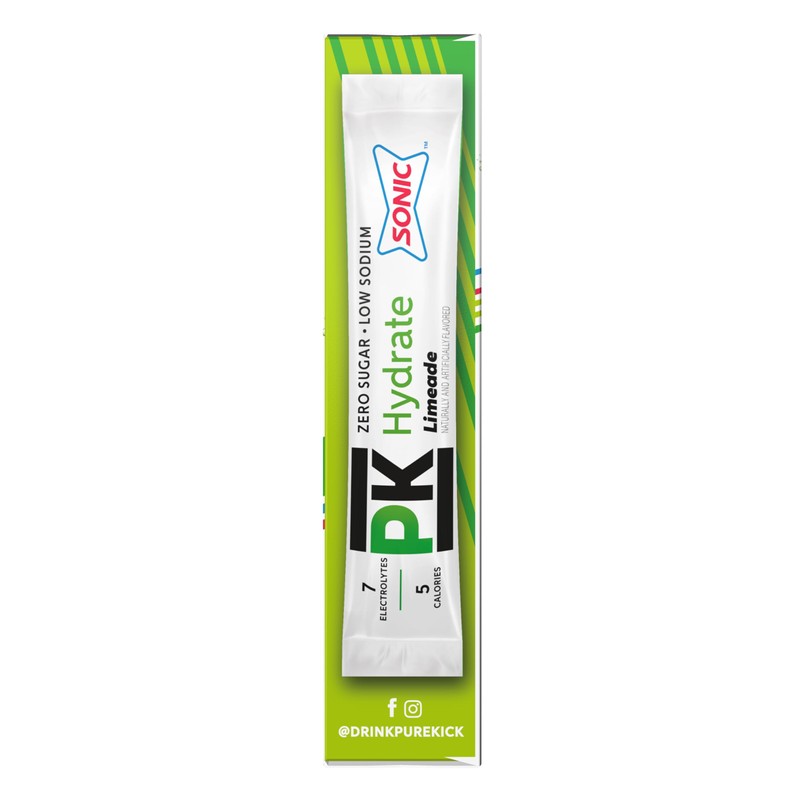 Pure Kick Sonic Limeade - Pack of 3-18 Servings -