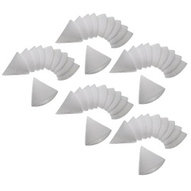 vhbw 50 x Cone Filters Compatible with Zehnder ComfoValve Luna E125 Ventilation System - Exhaust Filter G4, DN 100 White