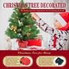 Gfilay 2ft Mini Christmas Tree with Lights,Small Table Top Pre-Lit