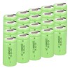 Odstore Ni-Cd Rechargeable Battery Sub C SC Batteries (Green*20)