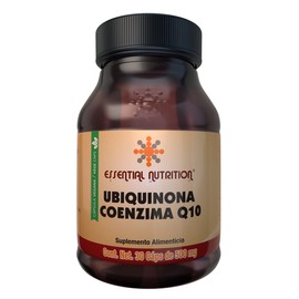 Essential Nutrition Ubiquinona Coenzima Q10 50 mg Cápsulas Veganas de 500 mg