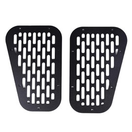 Car Bonnet Vent Cover Hood Suitable for Land Rover Defender 2004-2008, Hood Air Outlet Decorative Plate for Land Rover Defender Accessories, Car Air Intake Shovel (Black Mesh)
