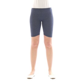 yeset Girls' Slim Plain Shorts Jeans colour