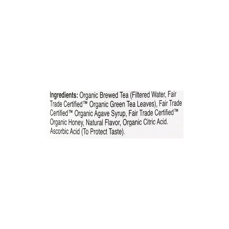Eat The Change Just Ice Tea Organic Honey Green Tea,