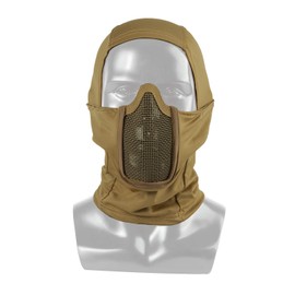 OneTigris Camouflage Tactical Balaclava, Full Face Mask for Motorcycle / Bicycle / Ski / Hunting, khaki