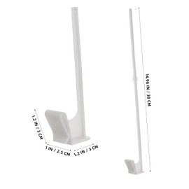 Luxshiny 12Pcs Car Flag Pole Window Clips Sturdy Car Window Flag Holders Smooth Surface Easy Install for Festival Celebration