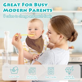 URMYWO Baby Bibs Baby Essentials for Newborn Bandana Dribble Bibs Drool Bibs for Newbron Boys Girls Baby Gifts (boy or Girl)