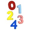 Major Brushes Foam Sponge Numbers - Pack of 10