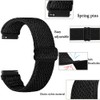 22mm Watch Strap, 2PCS Adjustable Elastic Nylon Watch Straps, Quick