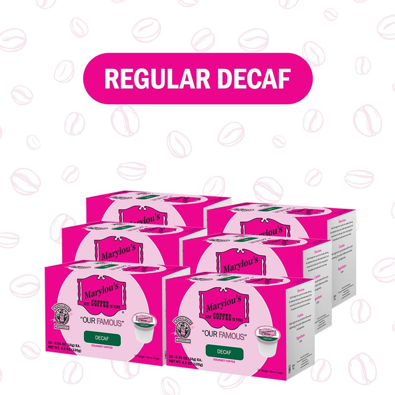 Marylou’s Coffee – Regular Blend Decaf – Gourmet Single Serve