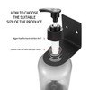 Mifrsnu 2 Pcs Soap Bottle Dispenser Holders, Wall Mounted Soap