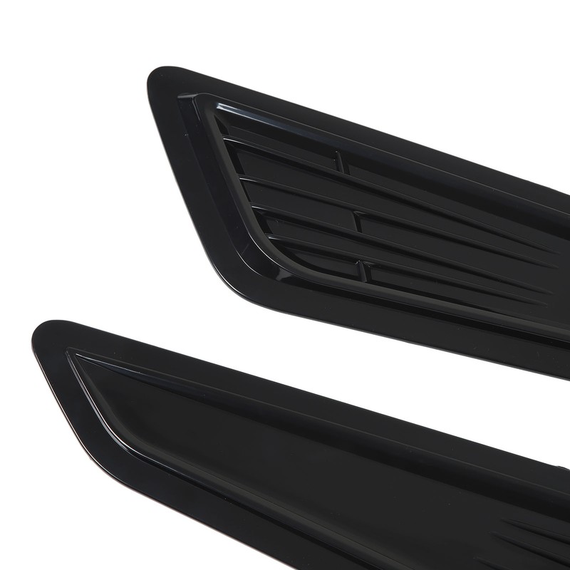 2 Pcs Hood Vent Cover Black Air Intake Dashboard Decorative