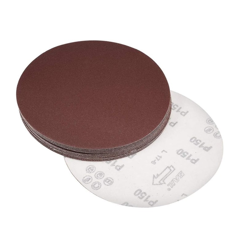 MACHSWON 8-inch Aluminum Oxide Flocking Sandpaper Flocking Sandpaper for Random