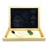 QISHINI Pizarron Educativo De Madera Magnetico Para Niños Caballete