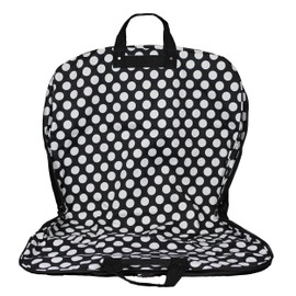 World Traveler 40-Inch Hanging Garment Bag - Black White Dot II