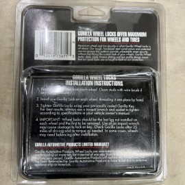 Gorilla Automotive New GORILLA Automotive WHEEL LOCKS 73671 Std Mag Chrome 7/16"