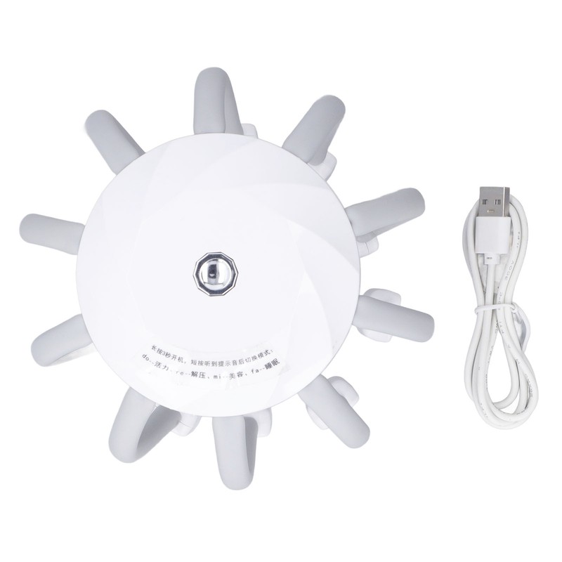 Electric Claw Head Massager with Heating 4 Modes Red LED
