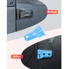 JeCar Door Hinge Cover Trim Exterior Accessories Compatible with Jeep