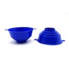 Set di 2 imbuti per marmellate, colore: blu