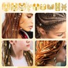 Landrain Pack of 90 Hair Accessories, Gold, Adjustable Dreadlocks Jewellery