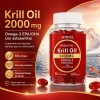 Aceite Krill Premium Omega 3 En Cápsulas Blandas Uso Diario
