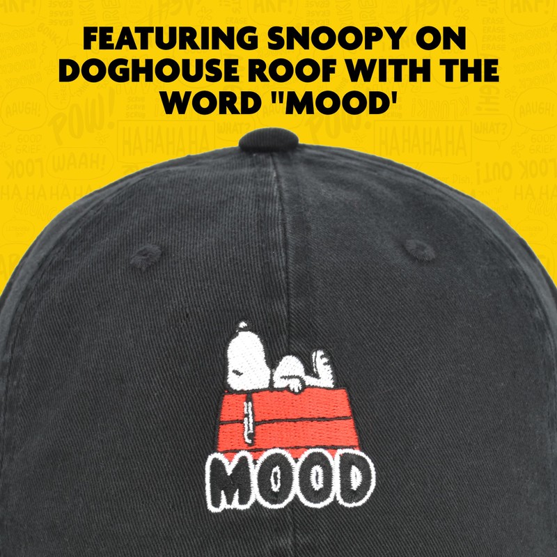 Concept One Peanuts Snoopy - Gorro de béisbol para Adultos