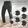 HYCOPROT Men's Cargo Hiking Pants Tactical Pant Work Utility Trousers