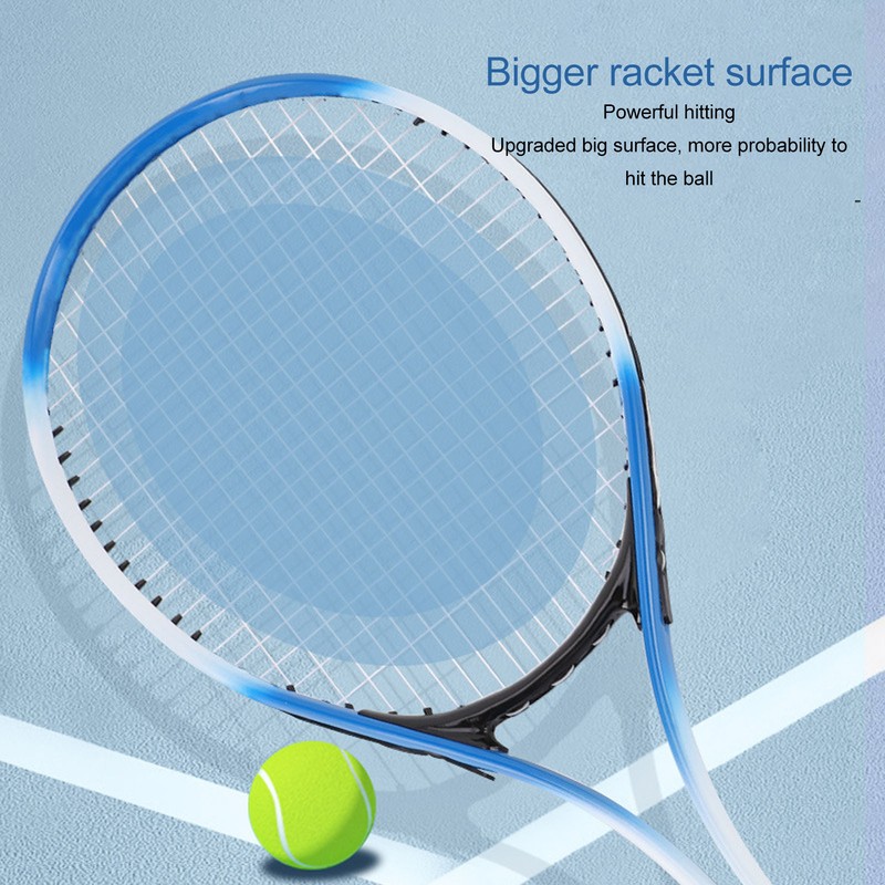 Tennis Trainer Rebound Ball Set Blue Single Tennis Racket Training