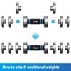 4 Pieces 0.75kg Weight Plates for 5kg Steel Dumbbells (4×0.75kg)