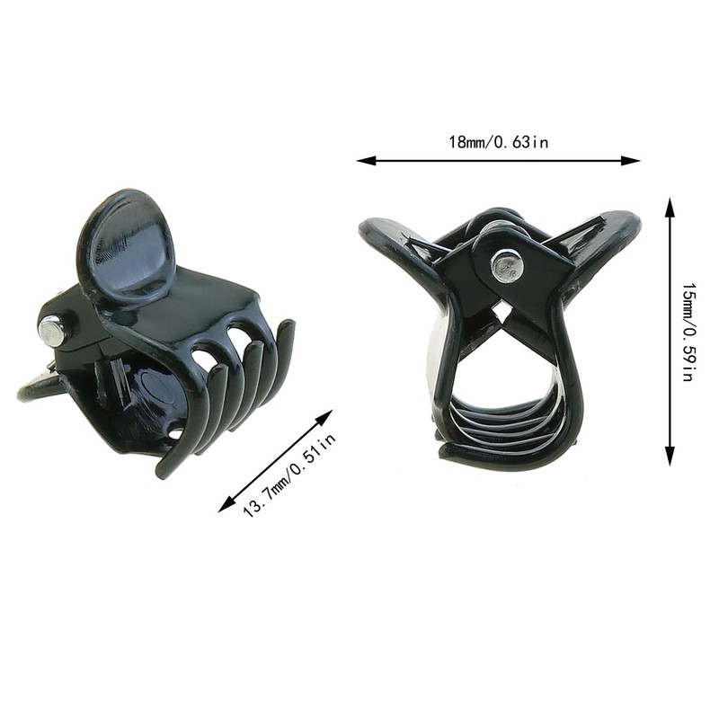 MEETOOT 100 Plant Fixing Clips Orchid Support Clips Vine Fixing